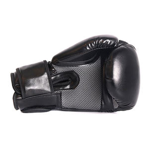 2024 Gants de boxe en PU imperméables avec logo personnalisé avec poignées Muay Thai Kick Gants de boxe pour l'entraînement et le poinçonnage MMA - Product Image 5