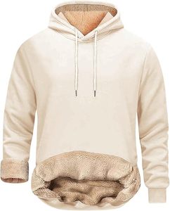 Sweat à capuche unisexe en coton avec doublure en fourrure et pantalon de survêtement Ensemble de vêtements de sport - Product Image 6