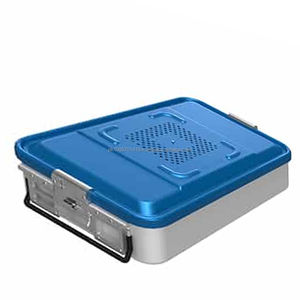 Conteneur de stérilisation pour instruments médicaux en acier inoxydable, durable, certifié CE, certifié ISO13485, pour usage hospitalier, manuel - Product Image 5