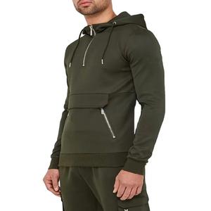 Pull à capuche pour homme en coton mélangé, tissu confortable, conception personnalisée pour la mode streetwear avec option de marque privée - Product Image 1