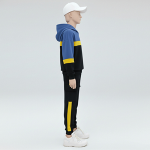 Vêtements pour enfants Ensembles de vêtements d'hiver pour enfants en bas âge Survêtements unisexes Respirant 100% coton - Product Image 3