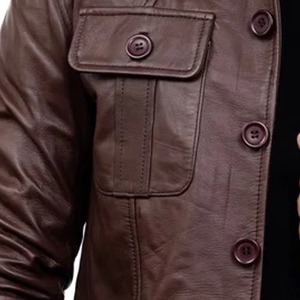 Veste en cuir de vache véritable personnalisée pour hommes, vente en gros, veste tendance fabriquée au Pakistan, design classique - Product Image 5