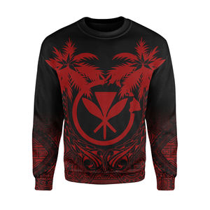 Nouveau Design Sweatshirts Avec Logo Personnalisé Imprimé Personnaliser 100% Coton Casual Wear Confortable Hommes Sweatshirts Hawaïens - Product Image 1