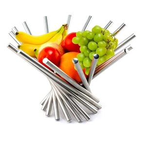 Stylish Silver Finishing Serving Bowl for Kitchenware <b>Dinnerware</b> Hotel & Restaurant Fruits Bowl Modern Design From India - Product Image 6