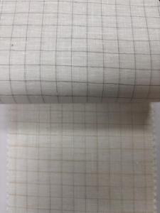 Premium Silver Lee Linen Cotton Shirting Fabric 58 Ancho, Material de exportación unisex - Product Image 4