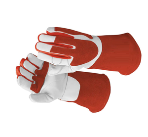 TIG Split cowhide welding gloves Industrial protective TIG welding gloves ใช้ haror - Product Image 6