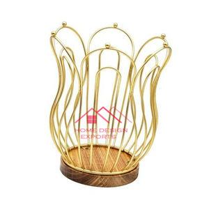 Bougie votive en métal plaqué cuivre avec accessoires de décoration de table en verre à bas prix - Product Image 6