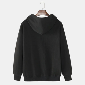 Sudadera con capucha de algodón grueso y pesado de gran tamaño para mujer Sudadera con capucha con logotipo personalizado con diseño forrado para el invierno - Product Image 3