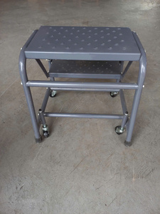 Escalera Plegable de Acero de 2 Peldaños de Alta Calidad para Apartamentos y Almacenes, Diseño Moderno sin Pasamanos, Gran Venta - Product Image 3