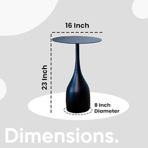 Fabricant fiable, grande table d'appoint moderne en aluminium avec finition polie, parfaite pour le salon, la chambre à coucher et le jardin extérieur - Product Image 3