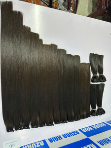 Extensions de cheveux humains vietnamiens 100% vierges Remy, double trame, alignées sur la cuticule, en vrac, à prix abordable - Product Image 5