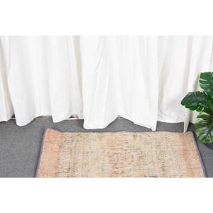 Alfombra turca Vintage de 140cm X 270cm, Alfombra de lana de retales de tejido plano marrón Beige para decoración de sala de estar, látex de 4m de ancho - Product Image 2