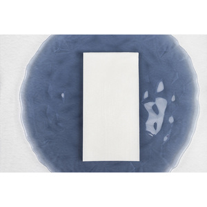 Serviettes blanches 48x48cm pliées 1/8 Bambulux Eco 240pcs B2B - Product Image 1