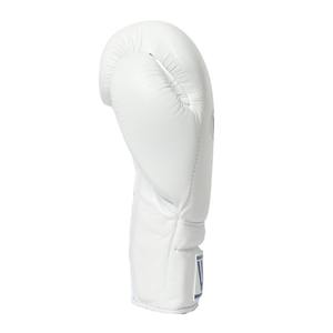 Gants de boxe personnalisés OEM blancs pour compétition, protection en cuir premium, conception ODM, gants de boxe personnalisés Winning - Product Image 4
