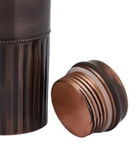 Botella de agua de cobre antiguo hecha a mano de alta calidad, vasos de gimnasio de cobre envejecido para adultos, hogar, Hotel, cocina, actividades al aire libre - Product Image 6