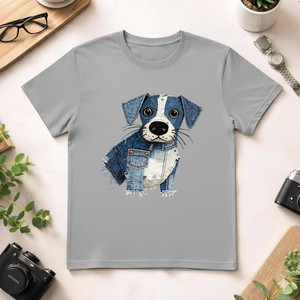 เสื้อยืดคอตตอน 100% ยูนิเซ็กซ์ 210GSM ทรงพอดีตัว สไตล์ลำลอง พร้อมลายพิมพ์สกรีนแบบกำหนดเอง เสื้อผ้าพิมพ์ลาย DTG - Product Image 1