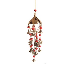 Carillon à vent en métal papillon de 30 mm de diamètre, intérieur/extérieur, pour la zone paysagère, énergie positive, ornement suspendu - Product Image 1