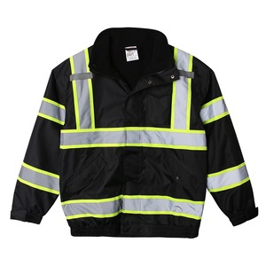 Chaqueta de Ciclismo Reflectante de Seguridad de Dos Tonos, Chaqueta de Seguridad Verde Impermeable Reflectante - Product Image 3