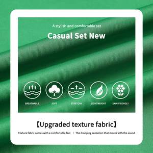 Conjunto de chándal con estampado para hombre de algodón 100% al por mayor, chándal transpirable para gimnasio, entrenamiento físico, ropa de invierno, tela personalizable - Product Image 6