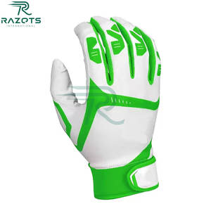 Gants de baseball et de softball légers et respirants en cuir pour enfants et jeunes, avec rembourrage antidérapant pour la paume - Product Image 3