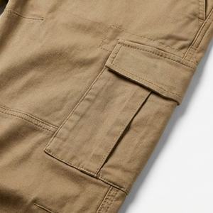 กางเกงลำลอง ระบายอากาศ รูดเชือก ป้องกันรอยยับ สีพื้น ลวดลายเรียบ สไตล์สตรีทแวร์ มีไซส์พลัส ขายส่ง กางเกงผู้ชาย ซักแล้ว ขายส่งจำนวนมาก - Product Image 5