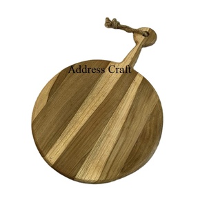 เขียงไม้อะคาเซียสำหรับหั่นพิซซ่า & ชาร์คิวรี่เขียงไม้อุปกรณ์ครัว - Product Image 1