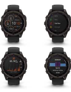 ฟีนิกซ์ 8 แซฟไฟร์ 47 มม. AMOLED สายซิลิโคนสีเทาคาร์บอน GPS - Product Image 3