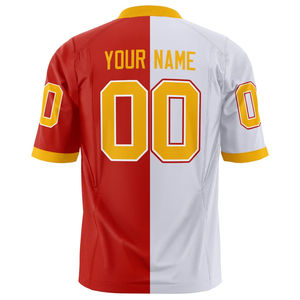 Maillot de football américain personnalisé pour hommes, tissu respirant en polyester, vêtements de sport à séchage rapide, maillot de football américain - Product Image 3