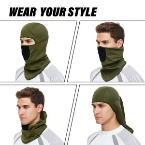 Pasamontañas de Tela Suave 100% Poliéster, Alta Calidad, Ligero, Secado Rápido, Teñido Liso, Impresión Personalizada con Talla de Pasamontañas - Product Image 2