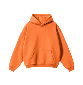 Premium Quality Heavyweight Cotton Dropped Shoulder Hoodies Oversized Custom Print Luxury Puff <b>Pullover</b> <b>Mens</b> Hoodies - Product Image 1