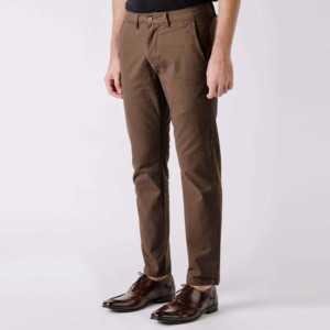 Pantalon chino 100% coton à la mode pour hommes, délavé, coupe ajustée, pantalon décontracté, vente en ligne pour garçons - Product Image 3