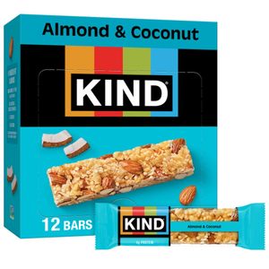 KIND Nut <b>Bars</b>, Almond & Coconut, Healthy <b>Snack</b> <b>Bars</b>, Gluten Free, Low Sodium, 3g Protein, 12 Count - Product Image 5