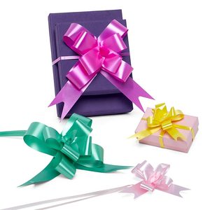 Butterfly Pull Bows 2 4 Colors Solid Holographic Metallic Organza Silk Decorative Curling Ribbon for Gift <b>Wrapping</b> <b>Paper</b> Plastic - Product Image 1