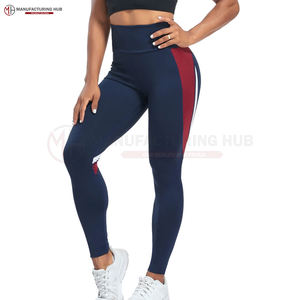 Best Selling Fitness Wear Adult Size Women <b>Leggings</b> Top Quality 100% Cotton Gym Workout Women <b>Leggings</b> - Product Image 5