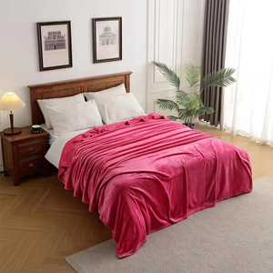 Couverture de luxe personnalisée pour l'hiver, taille king, pour l'hiver, lit double, style coréen et américain, tricotée en laine, matelassée, moelleuse, à porter - Product Image 3