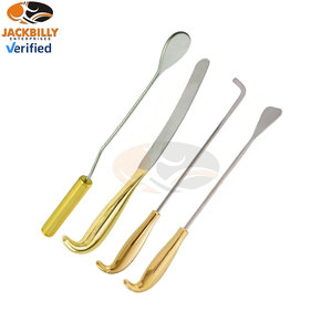 Spatule ovale rigide pour dissection chirurgicale des seins, instruments médicaux, 25 mm de large, 330 mm de long, acier inoxydable, certifié CE - Product Image 2