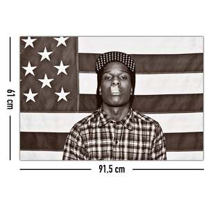 ASAP Rocky <b>Poster</b> Digital Printed Hanging Scroll Style Graphic - Product Image 4