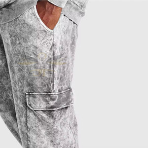 Nouveau modèle Meilleure vente Sweats à capuche délavés à l'acide pour hommes Vente en gros de sweats à capuche délavés à l'acide à quantité minimale de commande bas - Product Image 3
