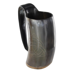 Buffalo Horn Mug Best Selling Handmade Customized Modern design Buffalo Horn Mug 2 Pieces Different Sizes - Product Image 3
