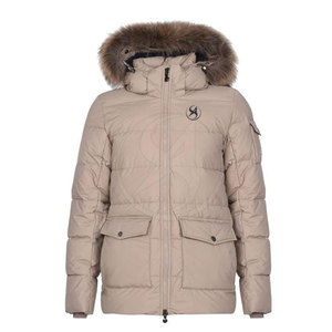 Nouvelle Arrivée Doudoune matelassée pour Homme à col montant enduit, avec logo frontal et fermeture éclair intégrale, coupe ample, marque privée, Hiver - Product Image 1