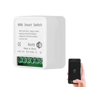 <span class=keywords><strong>Mini</strong></span> Módulo de interruptor inteligente inalámbrico con relé Wifi de 16A y 10A compatible con la aplicación Tuya Smart Life, temporizador de relé de voz <span class=keywords><strong>Google</strong></span> <span class=keywords><strong>Home</strong></span> <span class=keywords><strong>Alexa</strong></span> - Product Image 6