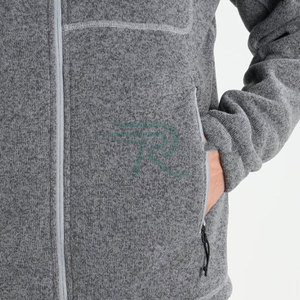 Veste en polaire épaisse surdimensionnée pour homme Razorts, col montant, fermeture éclair, imperméable et respirante, écologique - Product Image 5