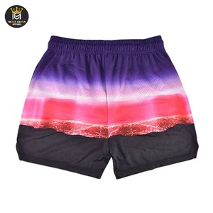 Pantalones cortos personalizados para correr, ropa de calle atlética, pantalones cortos deportivos por sublimación - Product Image 2