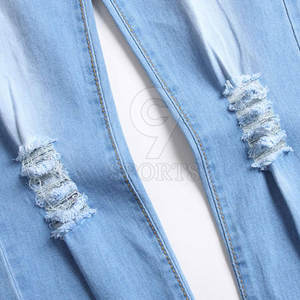 Pantalones vaqueros ajustados para hombre, pantalones vaqueros azules y negros, logotipo personalizado, entrega rápida, MOQ aceptado, pantalones para hombre - Product Image 6