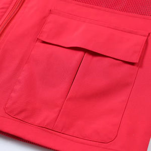 Wholesale Custom logo Top Quality Working Outdoors Construction Fishing Waistcoat Cotton Breathable Multi Pockets <b>Mens</b> <b>Vest</b> - Product Image 4