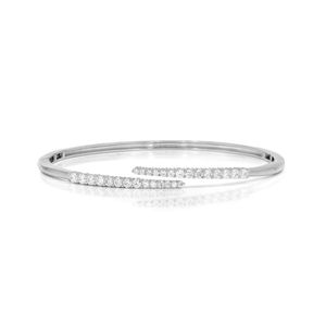 Round Diamond Luxurious Adjustable <b>Bangle</b> - Product Image 1