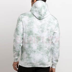 Vente en gros de haute qualité personnalisé Tie Dye impression Basics hommes sweats à capuche mode vêtements hommes sweats à capuche matériel durable hommes sweats à capuche - Product Image 2