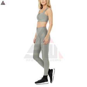 Conjuntos Deportivos de Yoga de Talla Grande para Mujer, 2 Piezas, Leggings de Yoga, Logotipo Personalizado, OEM y ODM - Product Image 3