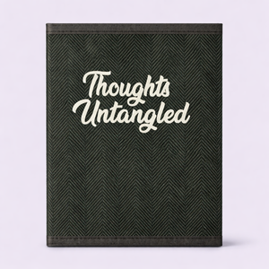Cuaderno de tela con tapa dura Thoughts Untangled - Product Image 1