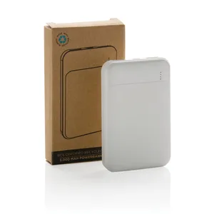 Batterie externe durable RCS recyclée de 5 000 mAh pour gadgets promotionnels - Product Image 4